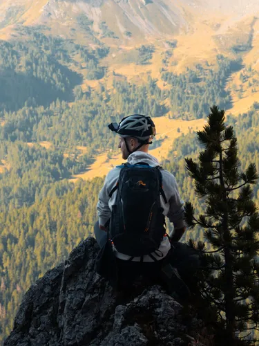 Mountain Bike and Landscape