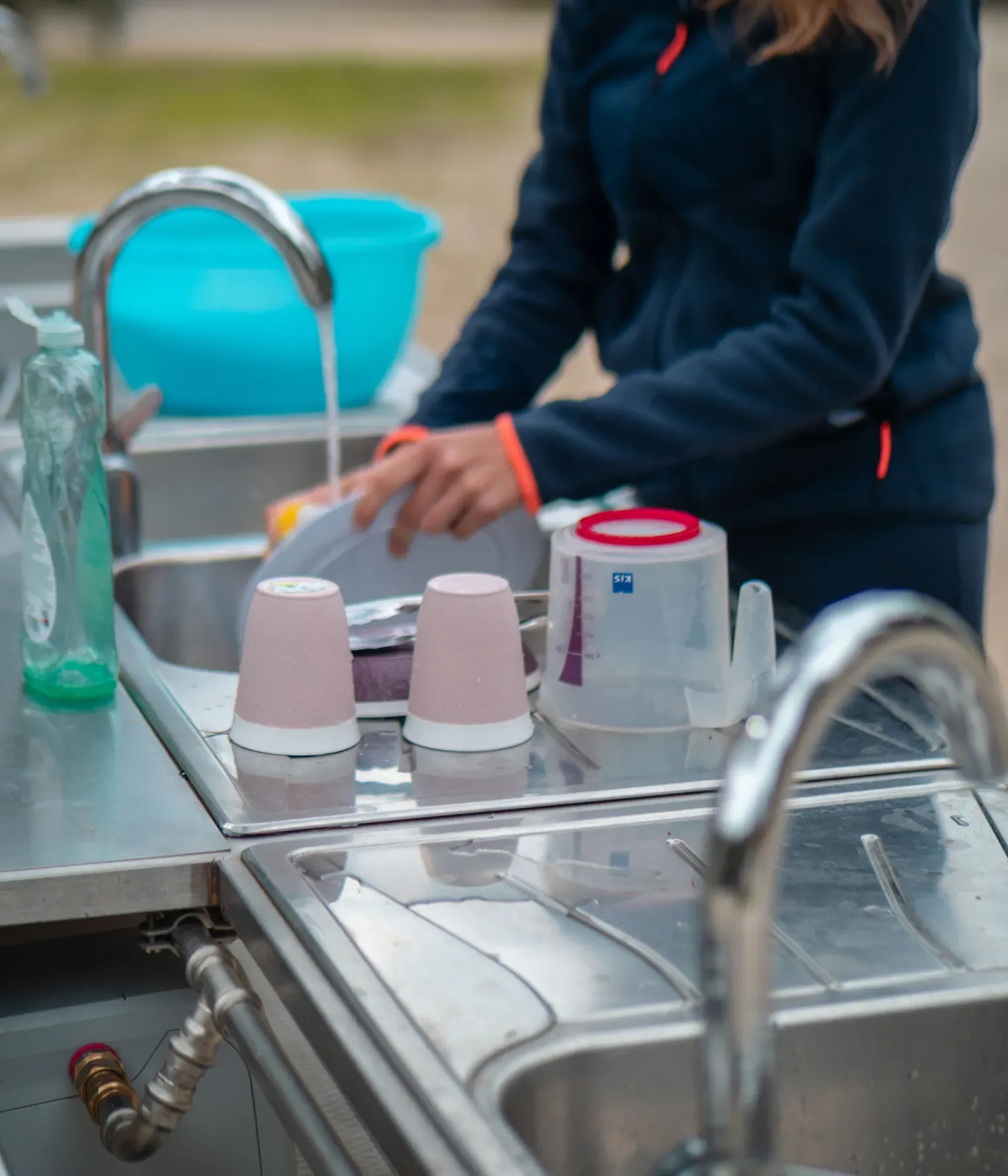 Zona lavaggio piatti