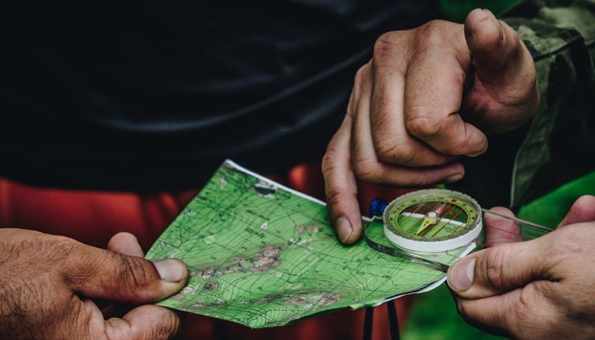 Cartina dell'Alta Badia