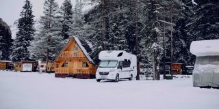 In campeggio in inverno